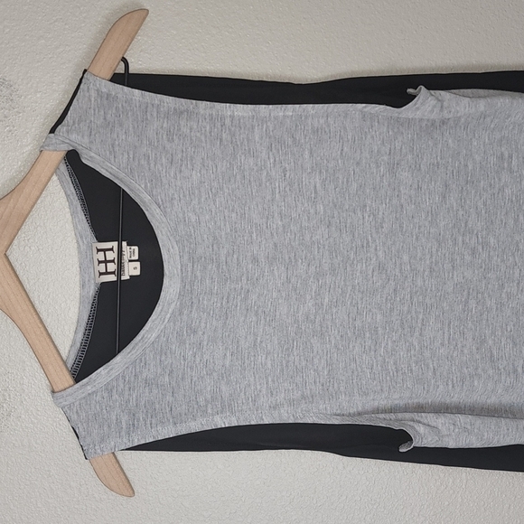 Haute Hippie Two Tone Modal Tank Top - Picture 2 of 9